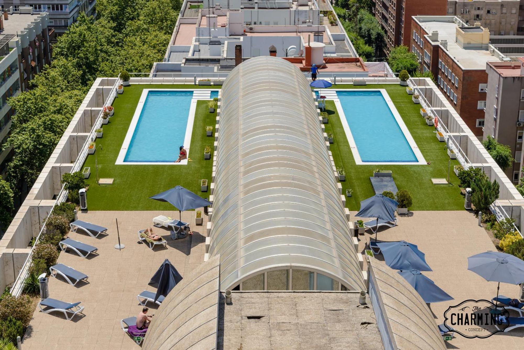 Charming Eurobuilding 2 Terrace Exclusive - Plaza De Parking Madri Exterior foto