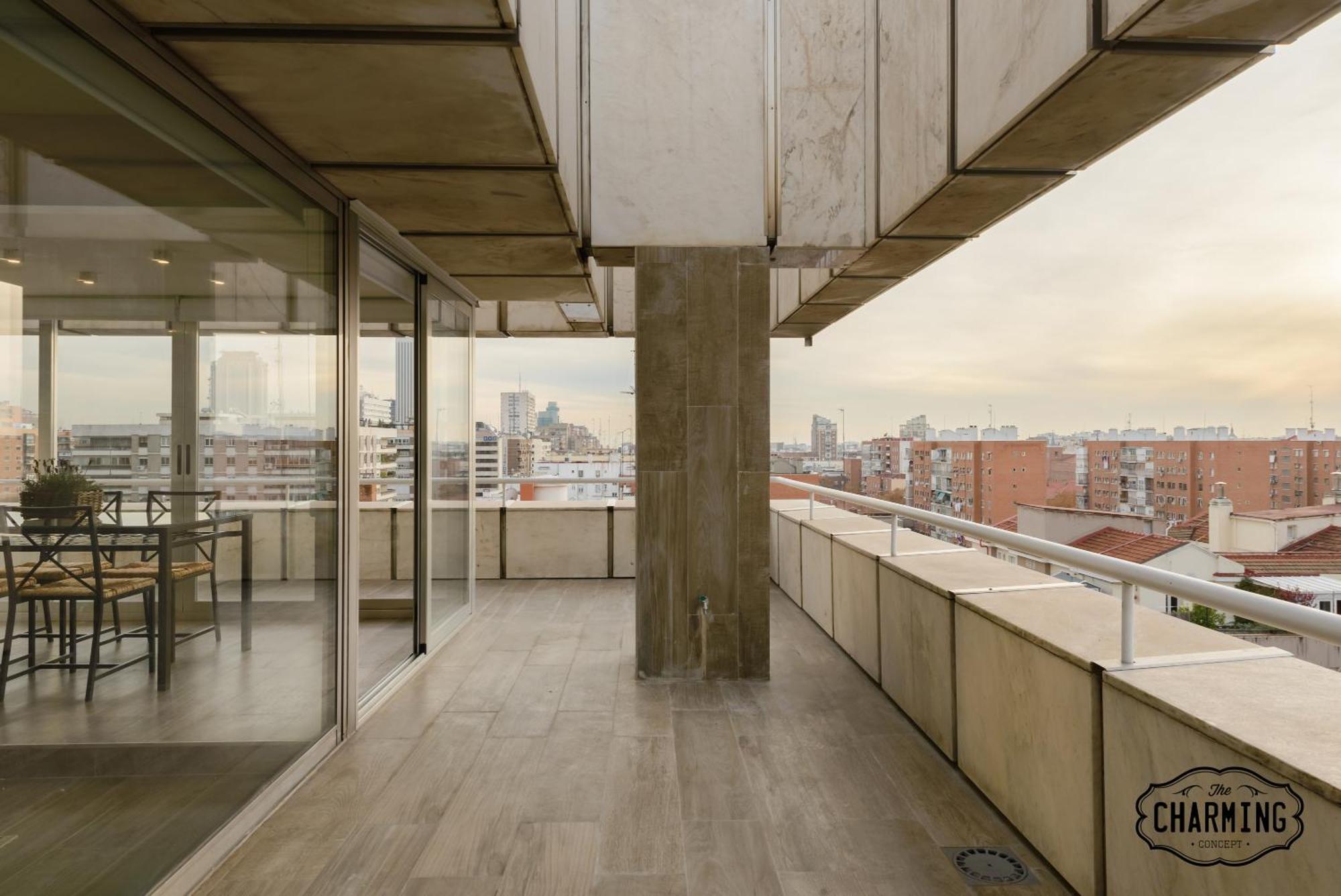 Charming Eurobuilding 2 Terrace Exclusive - Plaza De Parking Madri Exterior foto