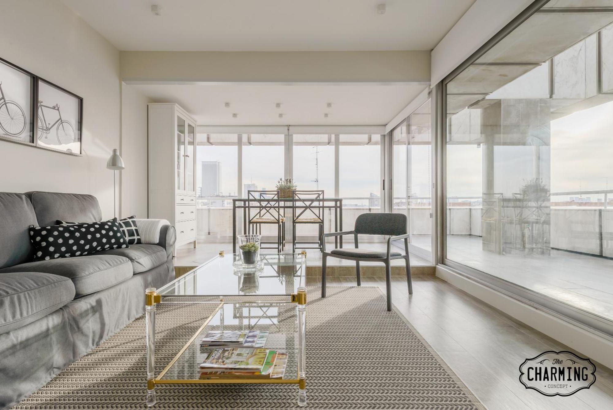 Charming Eurobuilding 2 Terrace Exclusive - Plaza De Parking Madri Exterior foto